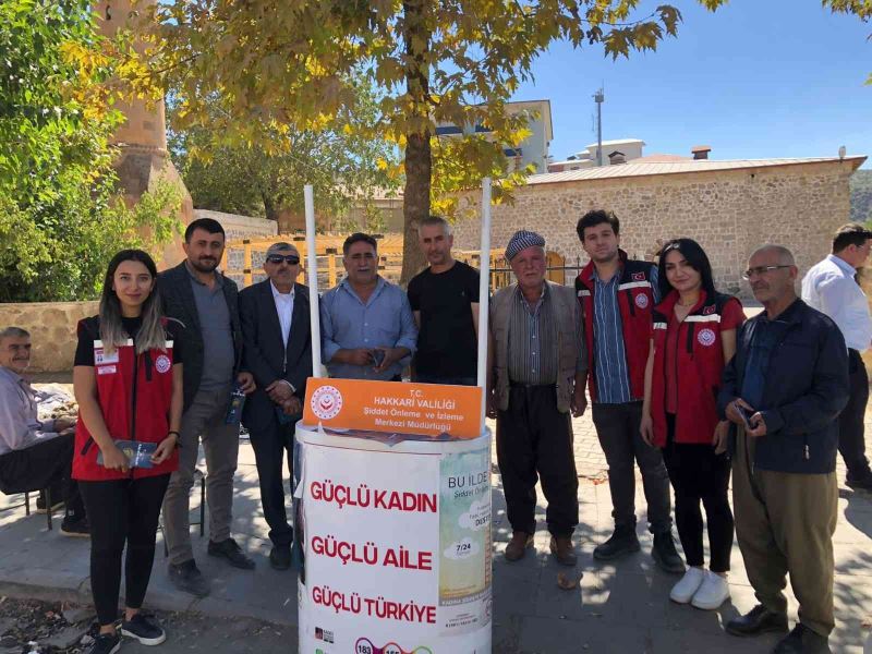 Hakkari’de “Kadına El Kalkamaz” projesi tanıtıldı
