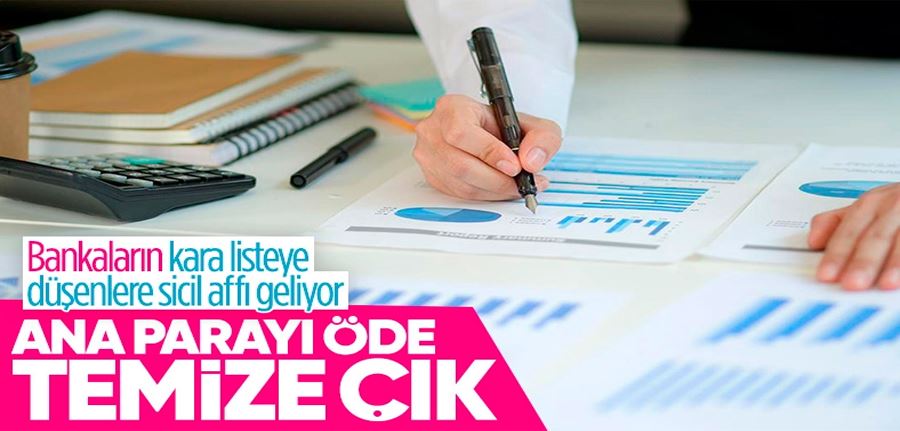 Kredi kartı borcunu ödeyenlerin sicilleri temizlenecek