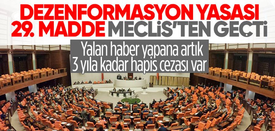 Dezenformasyon yasasında 29