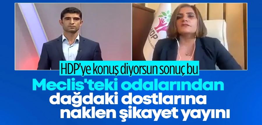 HDP milletvekili TBMM’den PKK kanalına bağlandı