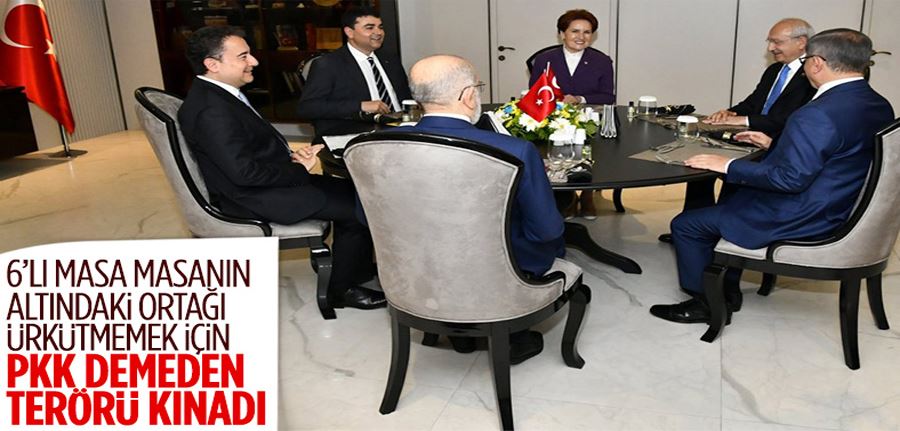 Altılı masadan terör saldırısına ilişkin ortak bildiri