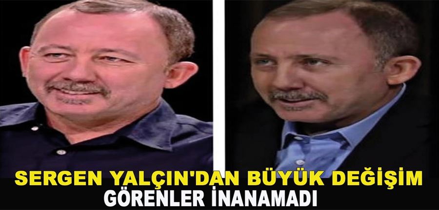 Son görüntüsü dikkat çeken Sergen Yalçın