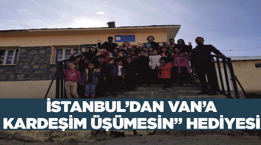 İstanbul’dan Van’a “Kardeşim Üşümesin” hediyesi