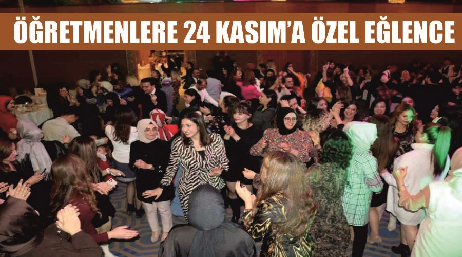 Öğretmenlere 24 Kasım’a özel eğlence