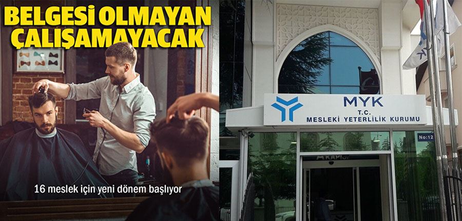 16 meslek için yeni dönem başlıyor: Belgesi olmayan çalışamayacak