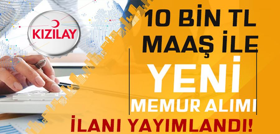 Kızılay 10 Bin TL Maaş İle Araştırma Memuru Alımı ( Makine Mühendisi )