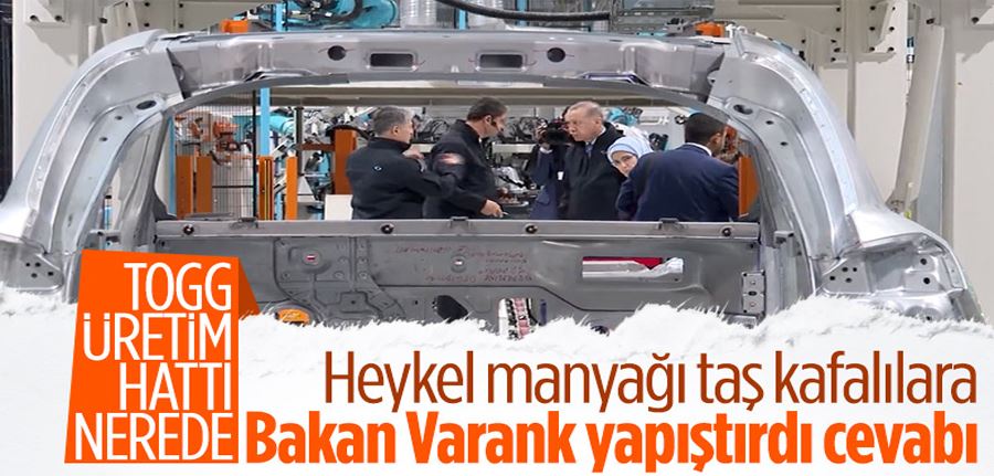 Mustafa Varank paylaştı: Cumhurbaşkanı Erdoğan Togg fabrikasını gezdi 