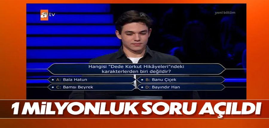 Batu Alıcı, Kim Milyoner Olmak İster’in 1 milyonluk sorusunu açtırdı
