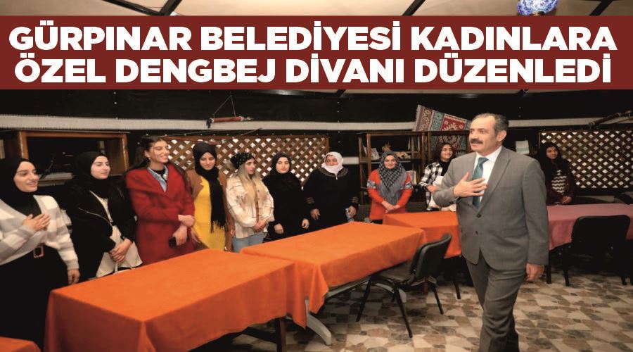 Gürpınar Belediyesi Kadınlara Özel Dengbej Divanı Düzenledi