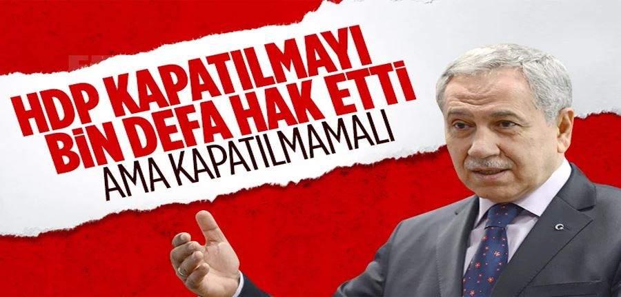 Bülent Arınç, HDP