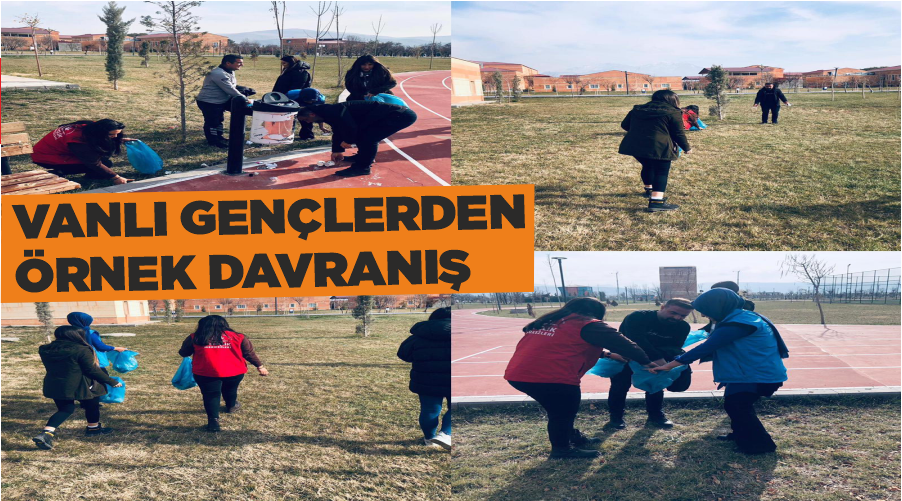 Vanlı gençlerden örnek davranış