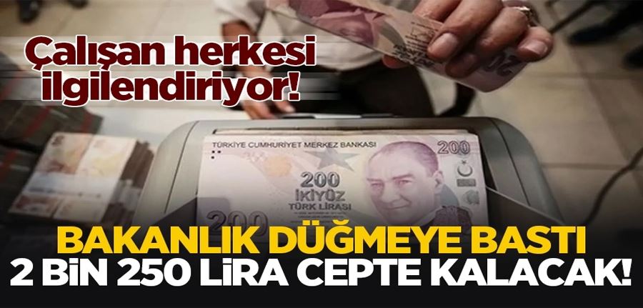 Gelir Vergisi Tarifesi İçin Düğmeye Basıldı