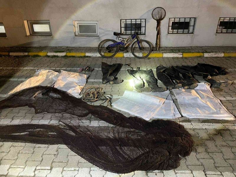 Van’da kaçak avlanmış 4,5 ton canlı inci kefali ele geçirildi