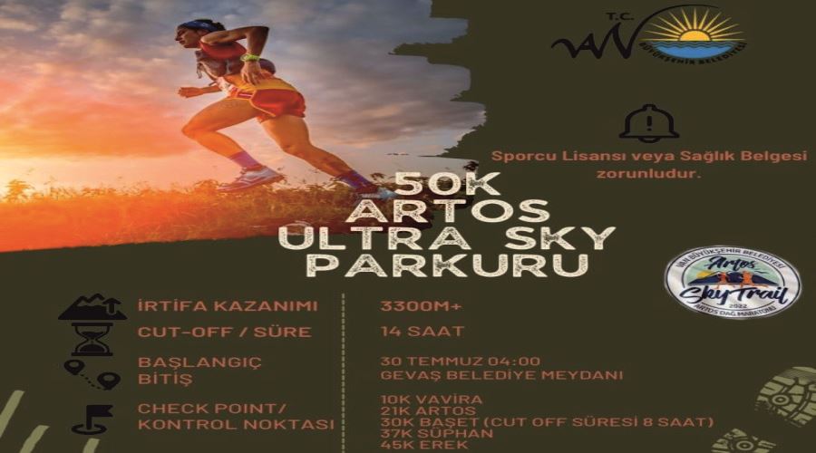 Türkiye’nin ilk ‘Uluslararası Ultra Sky Trail Maratonu’ Van’da yapılacak
