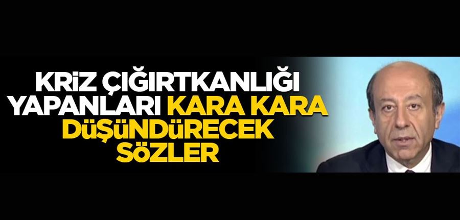 Kriz çığırtkanlığı yapanları kara kara düşündürecek yazı