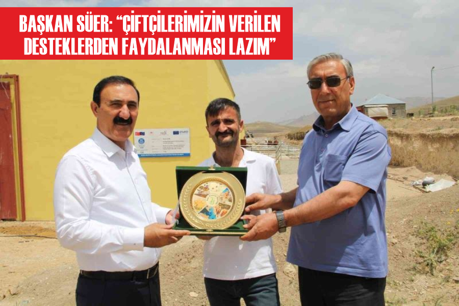 Başkan Süer: “Çiftçilerimizin verilen desteklerden faydalanması lazım”
