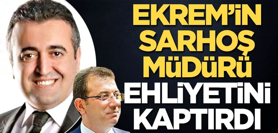 Ekrem’in sarhoş müdürü ehliyetini kaptırdı