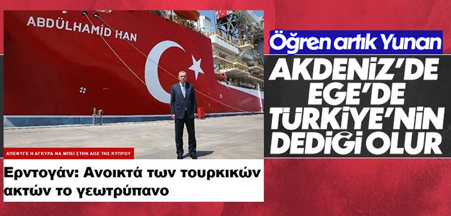 Abdülhamid Han gemisinin Yörükler-1 kuyusu görevi Yunanistan