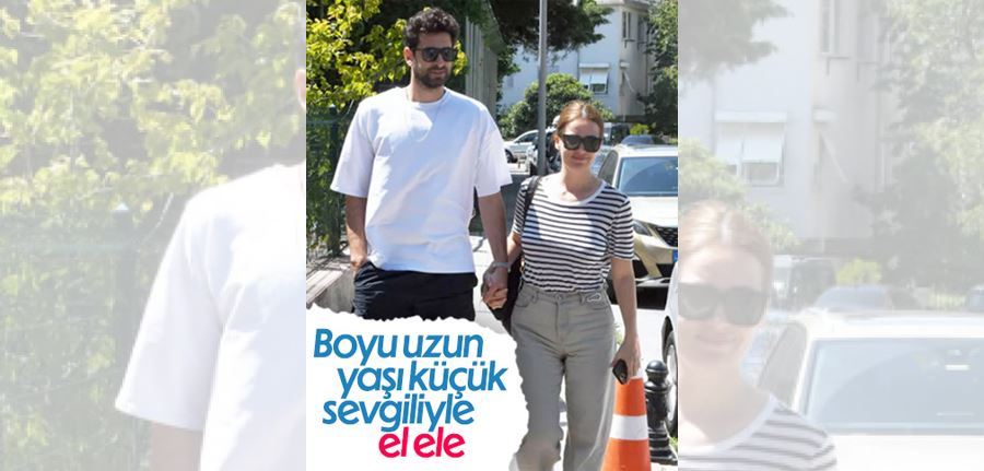İrem Sak, 11 yaş küçük sevgilisiyle el ele