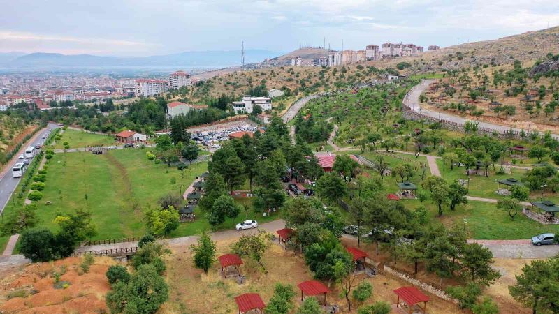 Sıcaklardan bunalan vatandaşlar Beydağı Tabiat Parkına akın etti
