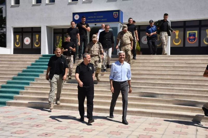 Erzincan İl Jandarma Komutanı Tuğgeneral Erol Ağrı’ya uğurlandı
