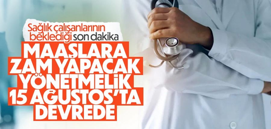 Sağlıkçıların özlük haklarına ilişkin yönetmelik 15 Ağustos