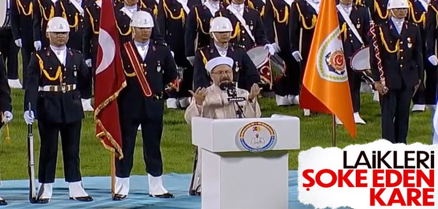 Diyanet İşleri Başkanı Erbaş, subay ve astsubayların mezuniyet töreninde dua etti