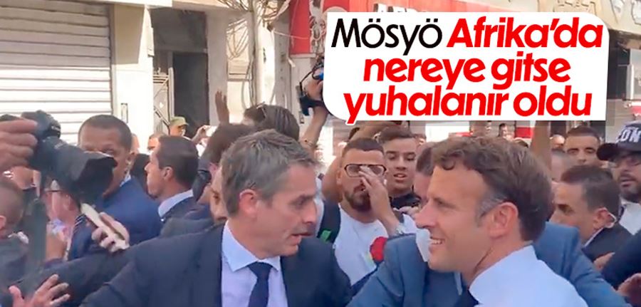 Emmanuel Macron Cezayir