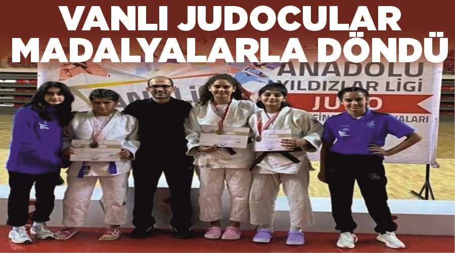 Vanlı judocular madalyalarla döndü