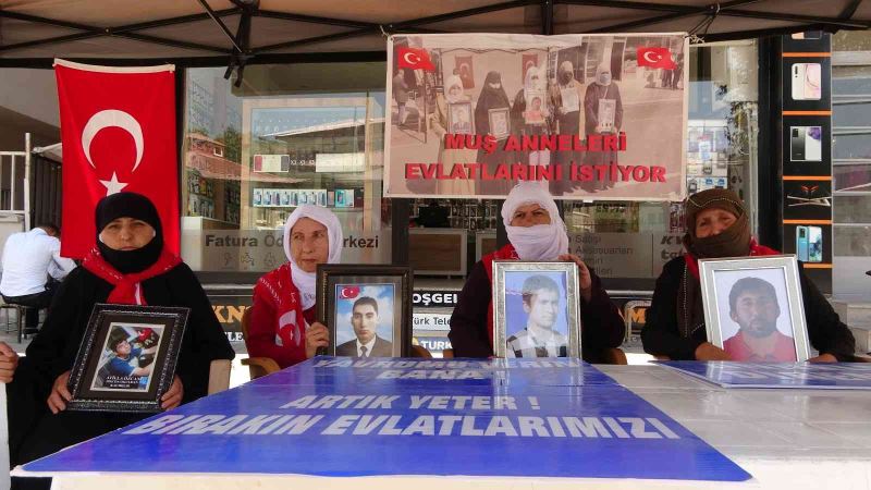 Muş’ta annelerin evlat nöbeti 71. haftaya girdi
