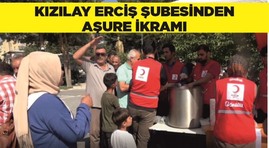 Kızılay Erciş Şubesinden aşure ikramı