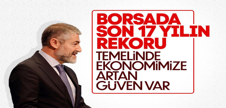 Nureddin Nebati, borsadaki rekor için üretim ve istihdam vurgusu yaptı