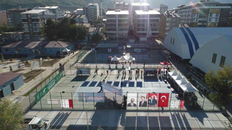Tatvan Nemrut Krater Gölü Cup ulusal tenis turnuvası açılışı yapıldı
