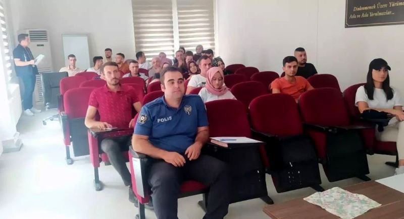 Özel güvenlik görevlilerine eğitim
