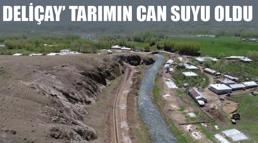 ‘Deliçay’ tarımın can suyu oldu