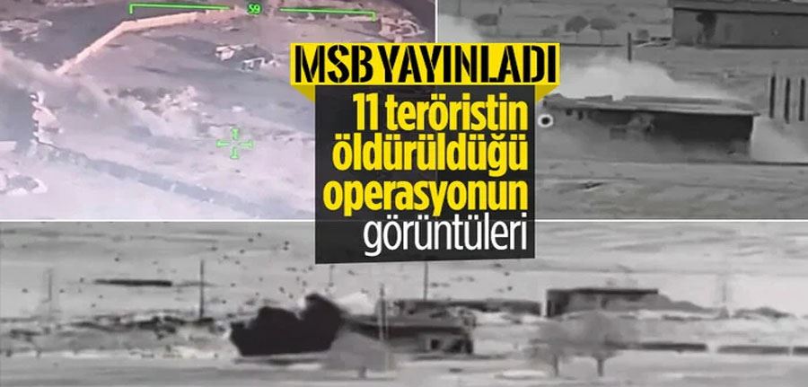 Fırat Kalkanı ve Zeytin Dalı bölgelerinde 11 terörist öldürüldü