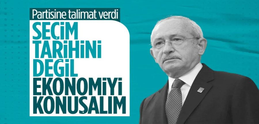 CHP, Seçim Yasası yerine ekonomiyi konuşacak