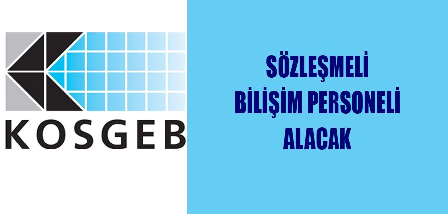 KOSGEB Sözleşmeli Kamu Personeli Alım İlanı Yayımladı İşte Şartlar