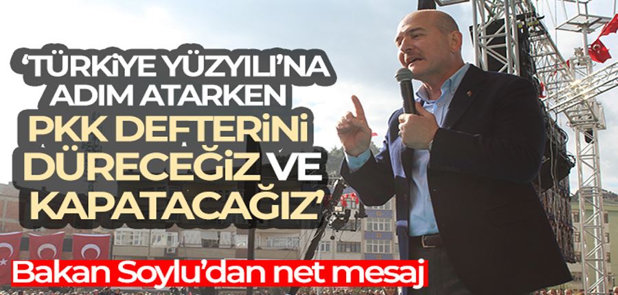 Bakan Soylu: 