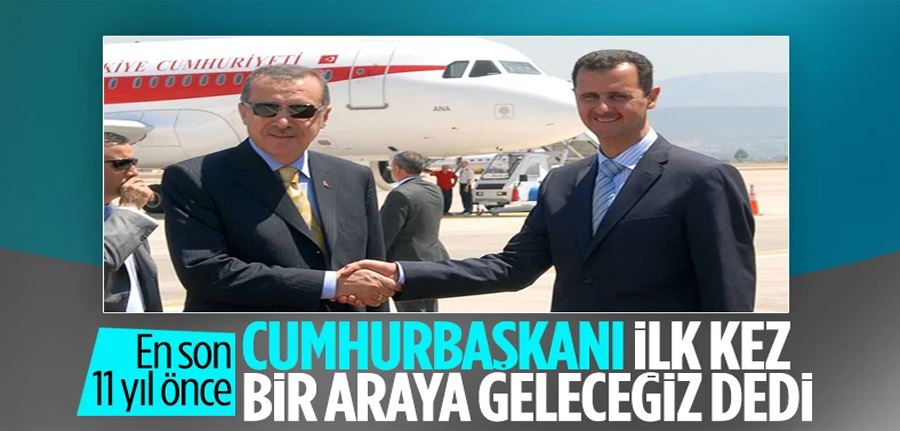 Cumhurbaşkanı Erdoğan: Suriye ile liderler seviyesinde bir araya geleceğiz