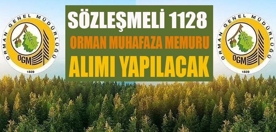 OGM 1128 sözleşmeli personel alacak