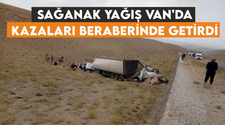 Sağanak yağış Van