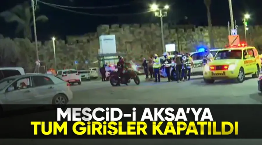İsrail polisi Mescid-i Aksa