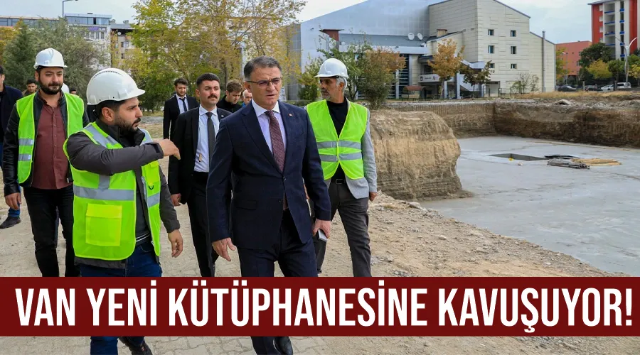 Van yeni kütüphanesine kavuşuyor!