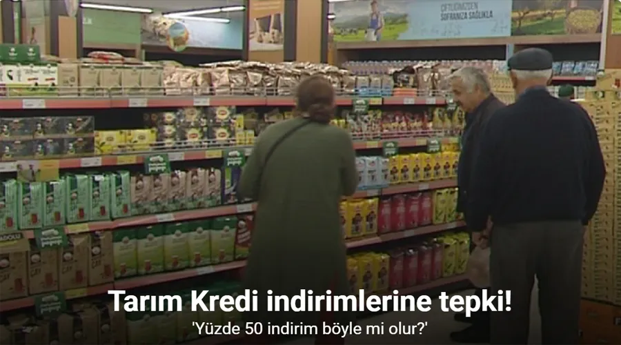 Tarım Kredi Kooperatifi indirimlerine vatandaşlardan tepki: “Yüzde 50 indirim böyle mi olur?”