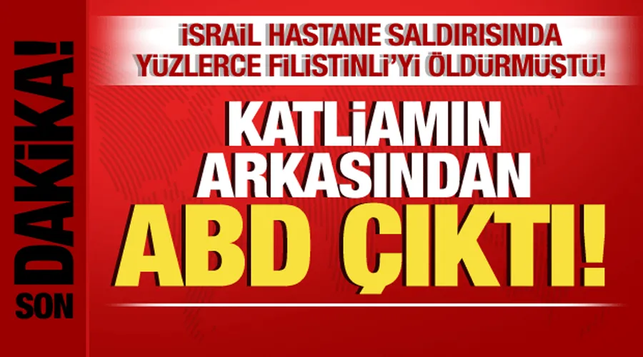 İsrail hastaneyi vurmuştu! Katliamın arkasından ABD çıktı! O füzeyle...