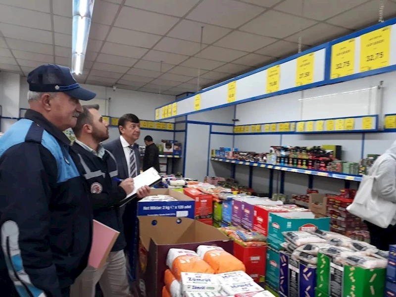 Kars’ta zincir marketlerde fiyat denetimi
