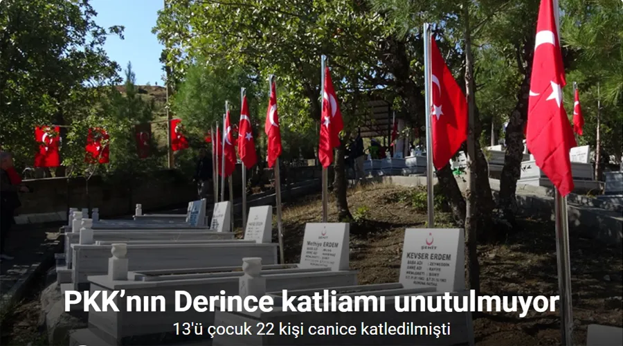 PKK’nın Derince katliamı unutulmuyor
