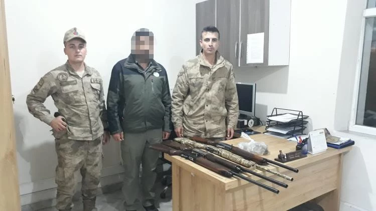 Kaçak avcılara 7 bin 803 TL para cezası

