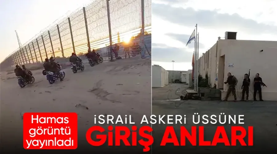 Hamas güçleri, Nahal Oz yerleşim yerinde bulunan İsrail askeri üssüne girdi